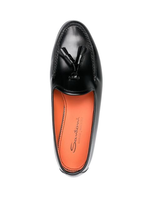 Black andrea loafers - men  SANTONI | MCAN18515PA1BPOHN01