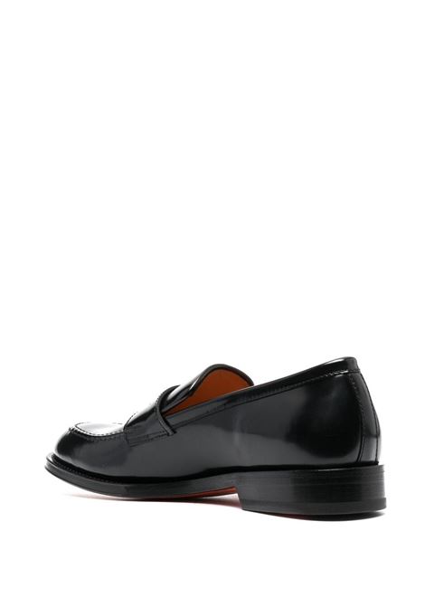 Black guinn loafers - men SANTONI | MCCN18470PD6BPOHN01