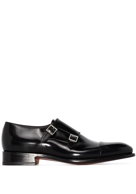 Black derby shoes - men SANTONI | MCCR11652MC1HVVDN01