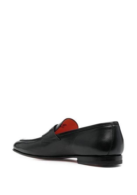 Black perfect loafers - men SANTONI | MCNC15609SA3BSLFN01