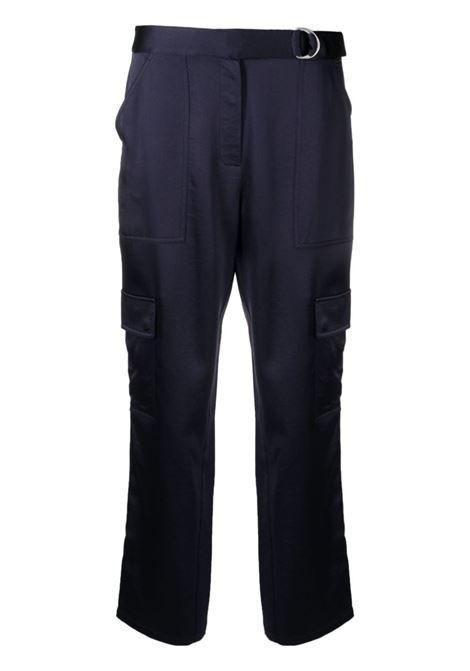 Blue high-waist cargo trousers - women SIMKHAI | SI4082QMDNGHT
