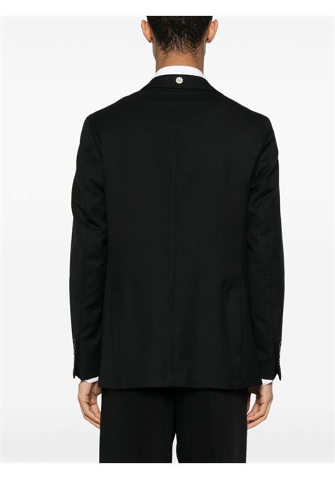 Black embellished single-breasted blazer - men SIMONE ROCHA | 6055TB1011BLKPRL