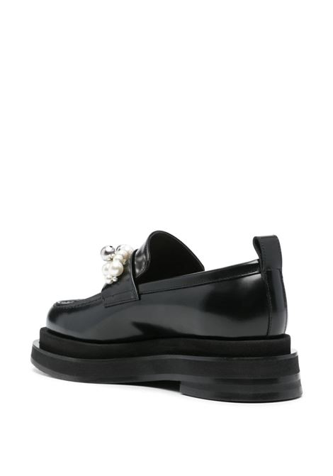 Black Heart Toe Platform loafers - women SIMONE ROCHA | LOF1B0740BLKPRL