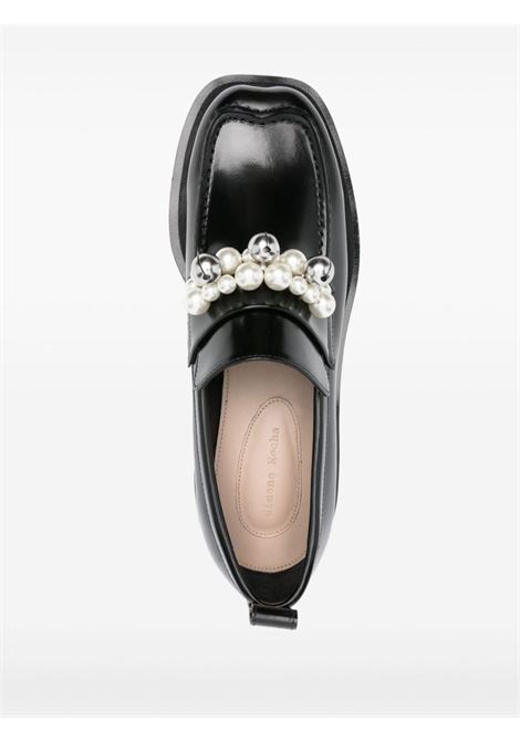 Black Heart Toe Platform loafers - women SIMONE ROCHA | LOF1B0740BLKPRL