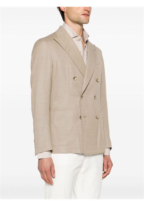 Beige double-breasted blazer - men  TAGLIATORE | GDARREL20K180020T5078