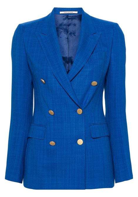 Blue double-breasted blazer - women TAGLIATORE | JPARIGI10B340159EI810