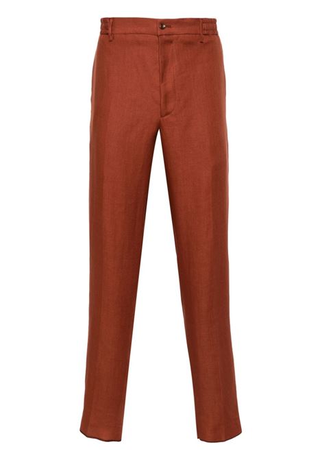 Pantaloni affusolati in marrone di Tagliatore - uomo TAGLIATORE | PGARCON340021EO843