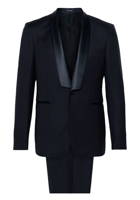 Blue two-piece single-breasted suit - men  TAGLIATORE | SFSP18A01180002B3037