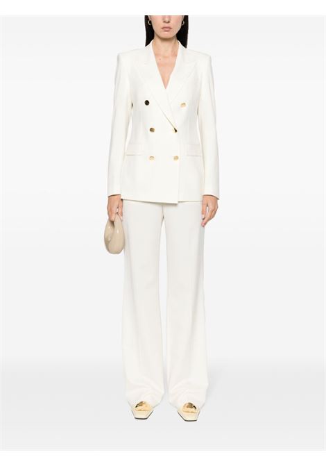 Cream white  double-breasted suit - women TAGLIATORE | TPARIGI10BAD340205EX883