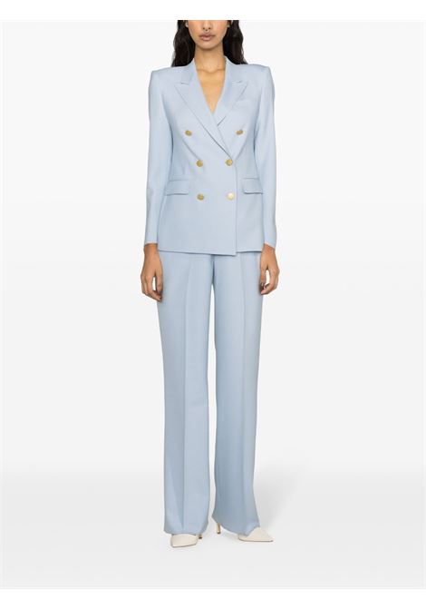Light blue  double-breasted suit - women TAGLIATORE | TPARIGI10BADH50006I1294