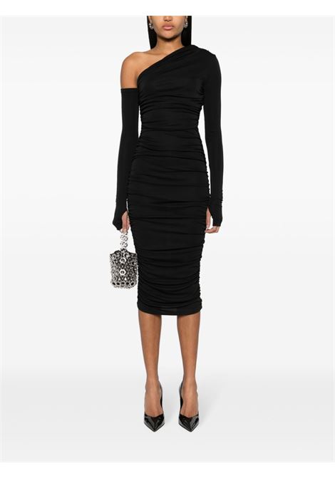 Black Olimpia one-shoulder mini dress - women THE ANDAMANE | T150123ATJP073BLK