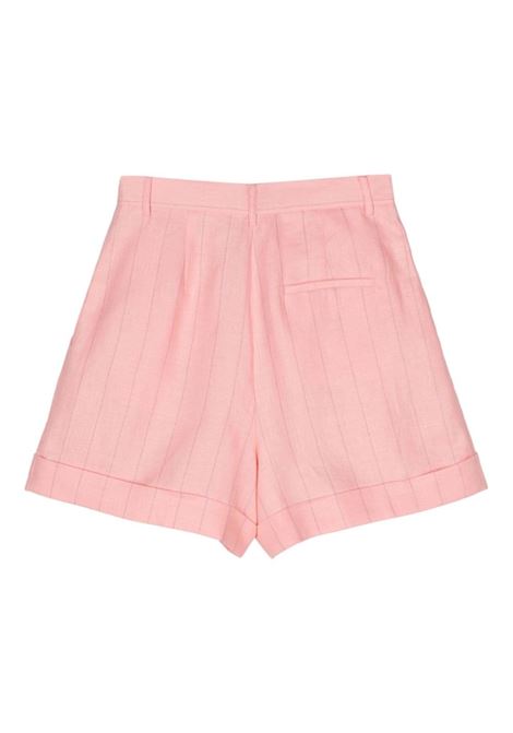 Shorts sartoriali Rina gessati in rosa The Andamane - donna THE ANDAMANE | TM150435BTNL010PNK