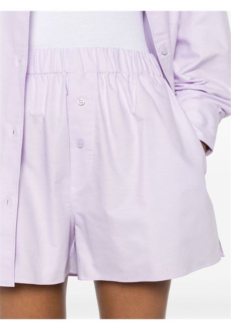 Lilac georgiana shirt and shorts set  - women THE ANDAMANE | TM156419ATNC164LLC