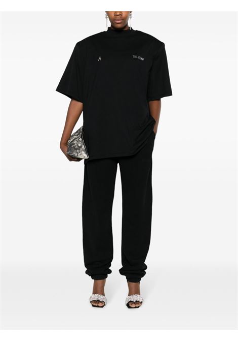 Black Penny logo-appliqu? track trousers - women THE ATTICO | 241WCP34JF04615