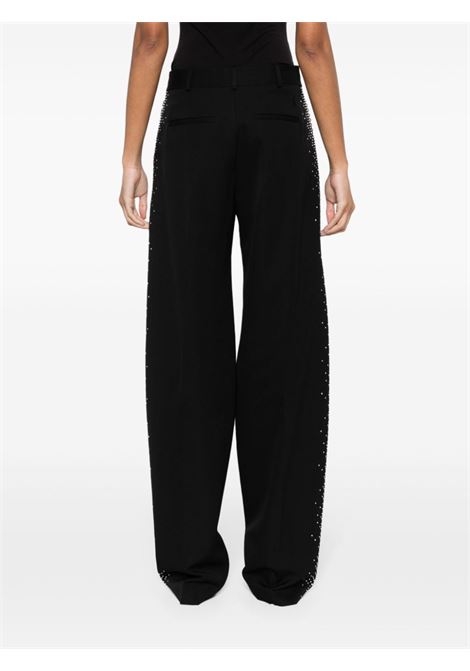 Black Jagger high-waist wide-leg trousers - women THE ATTICO | 241WCP43W046T065