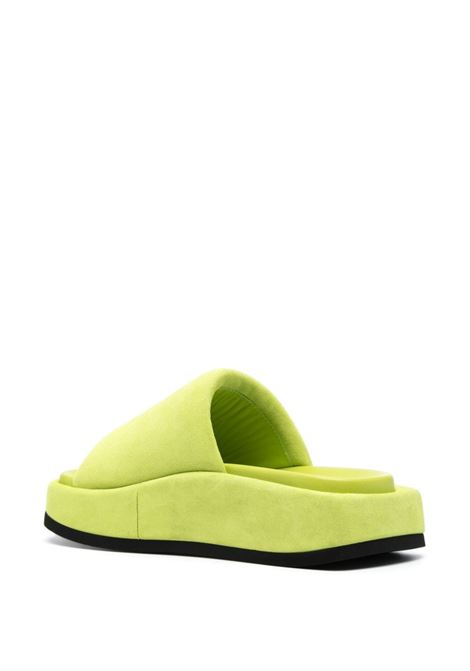 Green 50mm mia slides - women THE ATTICO | 242WS796L007080