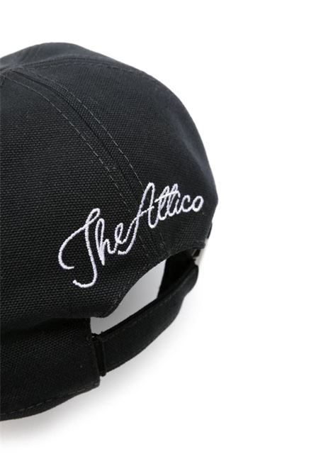 Cappello da baseball con logo in nero - donna THE ATTICO | 243WAC26C086100