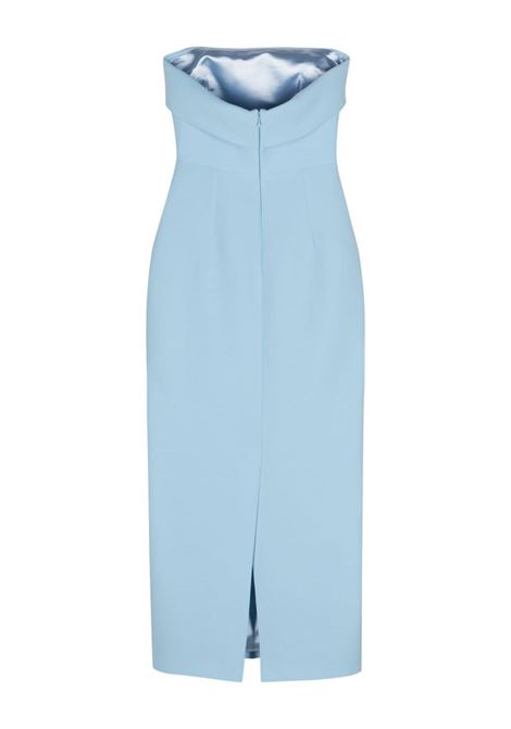 Light blue strapless crepe maxi dress - women THE NEW ARRIVALS | NA00201890483BBYBL