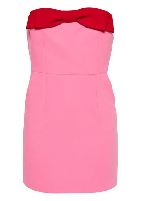 Pink bow-embellished mini dress - women THE NEW ARRIVALS | NA01LN0293BPNK