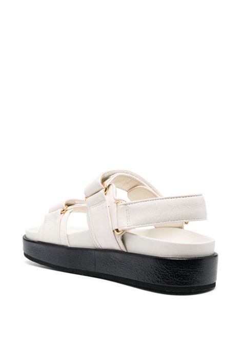 White Double T-motif sandals - women TORY BURCH | 144328104