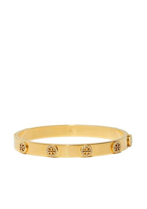 Gold Miller stud pav? hinge bracelet - women TORY BURCH | 150555783