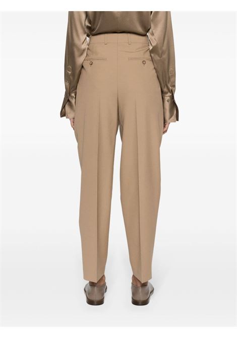 Brown high-waist tailored trousers - women TOTEME | 234WRB847FB0066091