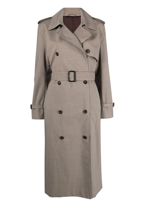 Trench a quadri in beige - donna TOTEME | 241WRO977FB0056P907