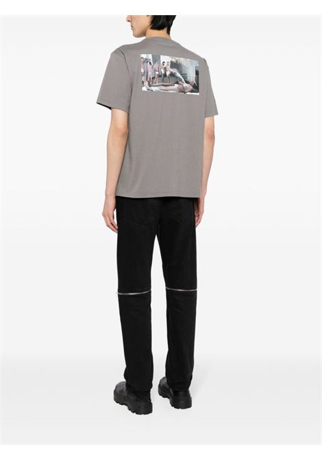 T-shirt con stampa grafica in grigio - uomo UNDERCOVER | UC1D3816GRY