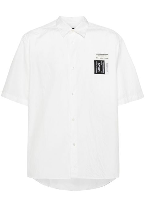 White logo-tag shirt - men UNDERCOVER | UC1D4407WHT