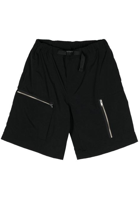 Shorts sportivi con cintura in nero - uomo UNDERCOVER | UP1D4507BLK