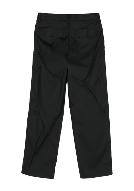 Black seamed straight-leg trousers - men UNDERCOVER | UP1D4509BLK