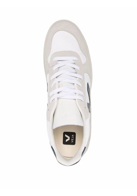 Sneakers V-10 in bianco e blu - uomo VEJA | VX0101380BWHTNTC