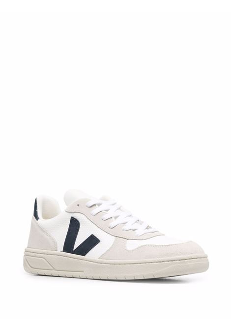 Sneakers V-10 in bianco e blu - uomo VEJA | VX0101380BWHTNTC
