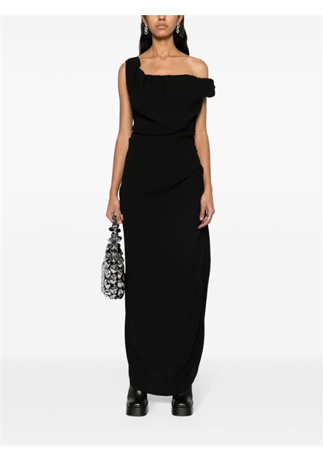 Black ginnie gathered maxi dress - women VIVIENNE WESTWOOD | 1101034VW00QYN401