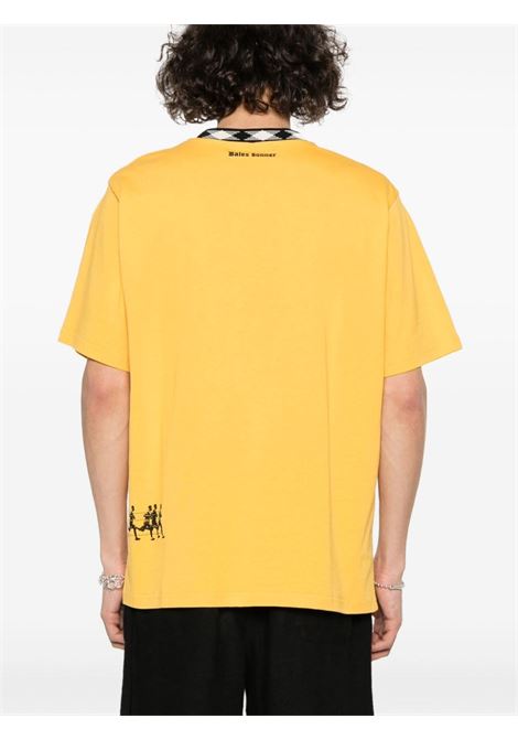 Yellow Endurance T-shirt - men WALES BONNER | MS24JE16JE01300