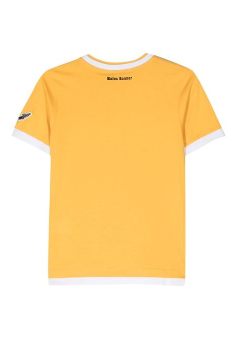 T-shirt con logo in giallo - uomo WALES BONNER | WS24JE05JE01300