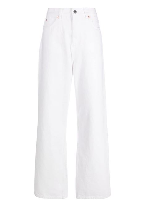 White  low-rise straight-leg jeans - women WARDROBE.NYC | Jeans | W2048PCWHT