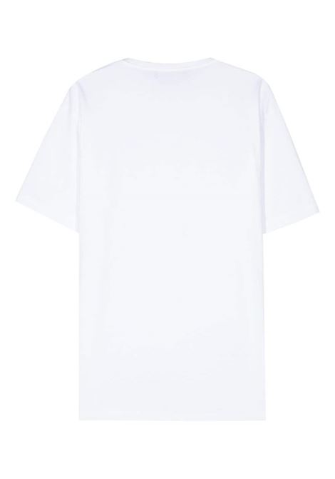 T-shirt con applicazione in bianco - unisex Y/PROJECT | 204TS006OPTCWHT