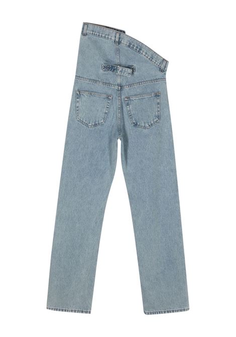 Blue asymmetric jeans - women Y/PROJECT | 207PA001ICBL