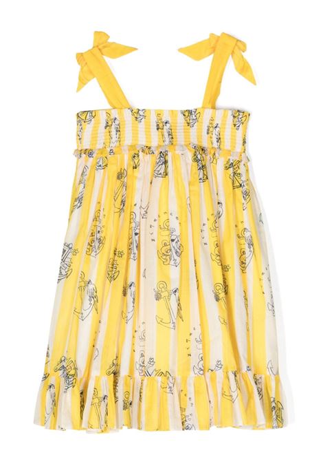 Abito Alight con stampa in giallo - bambina ZIMMERMANN kids | 3088DRS241YLCMS