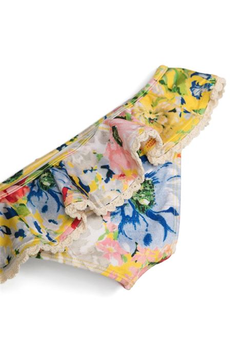 Multicolour floral-print ruffle-trim bikini - kids ZIMMERMANN kids | 6736WRS241YFL
