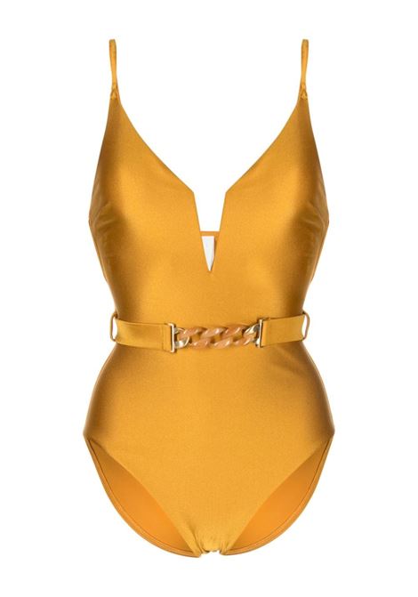 Yellow August belted swimsuit ? women ZIMMERMANN | 7018WRS242HON