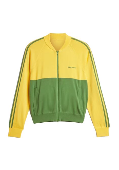 Felpa con zip in maglia in giallo e verde Adidas by Wales Bonner - unisex ADIDAS BY WALES BONNER | IW1174GLDGRN