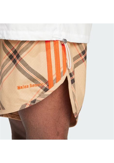 Shorts a quadri in beige Adidas by Wales Bonner - unisex ADIDAS BY WALES BONNER | IW3599WHTBLK