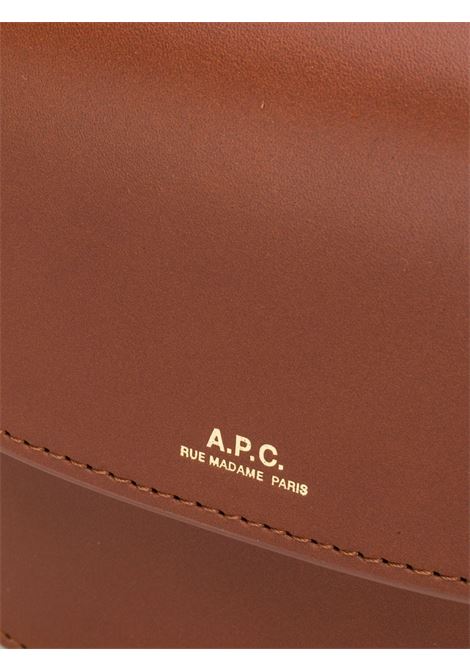Borse a tracolla Geneve mini APC in marrone - donna A.P.C. | PXAWVF61415CAD