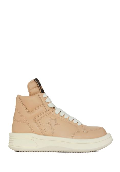 Beige turbowpn high-top sneakers - unisex