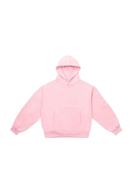 Felpa con cappuccio double layer in rosa Garment Workshop - uomo