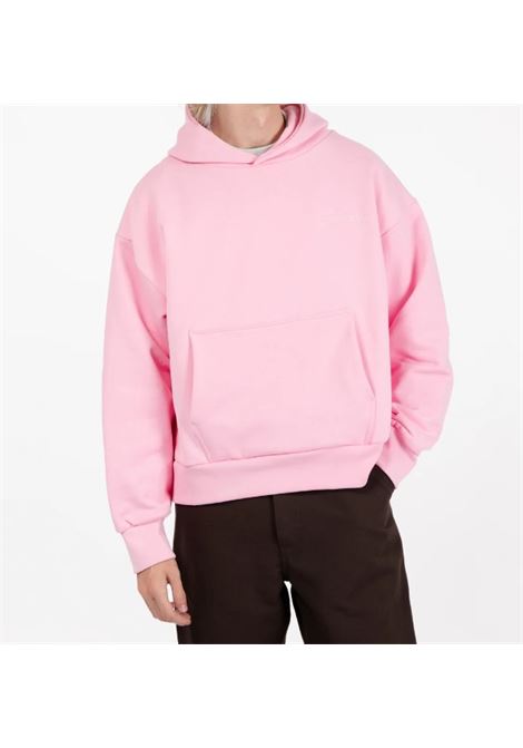 Pink double layer hooded sweatshirt Garment Workshop - men GARMENT WORKSHOP | S4GMUAHS013042