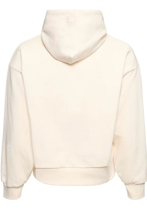 Beige double layer hooded sweatshirt Garment Workshop - men GARMENT WORKSHOP | S4GMUAHS013GW018