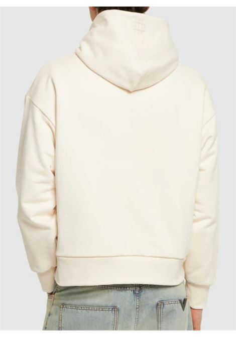 Beige double layer hooded sweatshirt Garment Workshop - men GARMENT WORKSHOP | S4GMUAHS013GW018